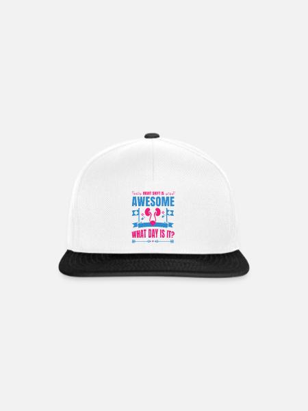 Urologie-krankenschwester-anerkennung Nachtschicht - Snapback Cap - Weiß/Schwarz