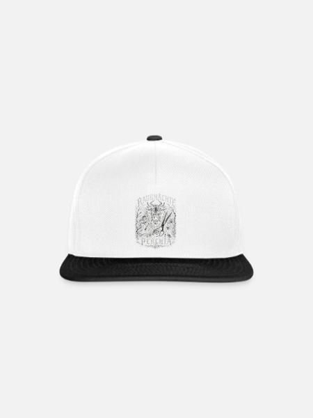 Schiachperchten Krampus Brauchtum Perchtenlauf - Snapback Cap - Weiß/Schwarz