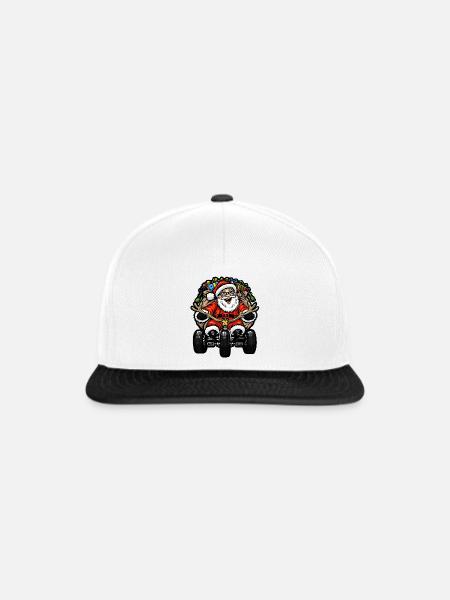Santa Claus Weihnachten - Snapback Cap - Weiß/Schwarz