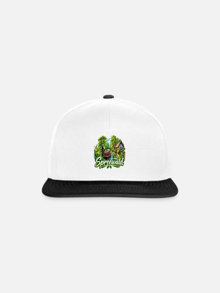 SPREEWALD AUSFLUG - Snapback Cap - Weiß/Schwarz