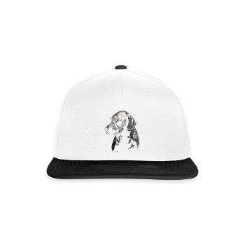 Labrador - Casquette snapback - blanc/noir - Devant