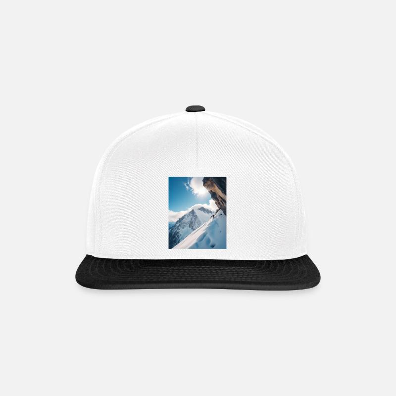 Climbing Wilder Kaiser - Snapback Cap - Weiß/Schwarz