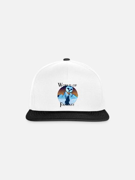 Guerrier dragon - world of fantasy - Casquette snapback - blanc/noir