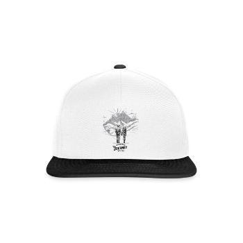 Compagnon de voyage - Partner Wander - T-Shrit - Casquette snapback - blanc/noir - Devant