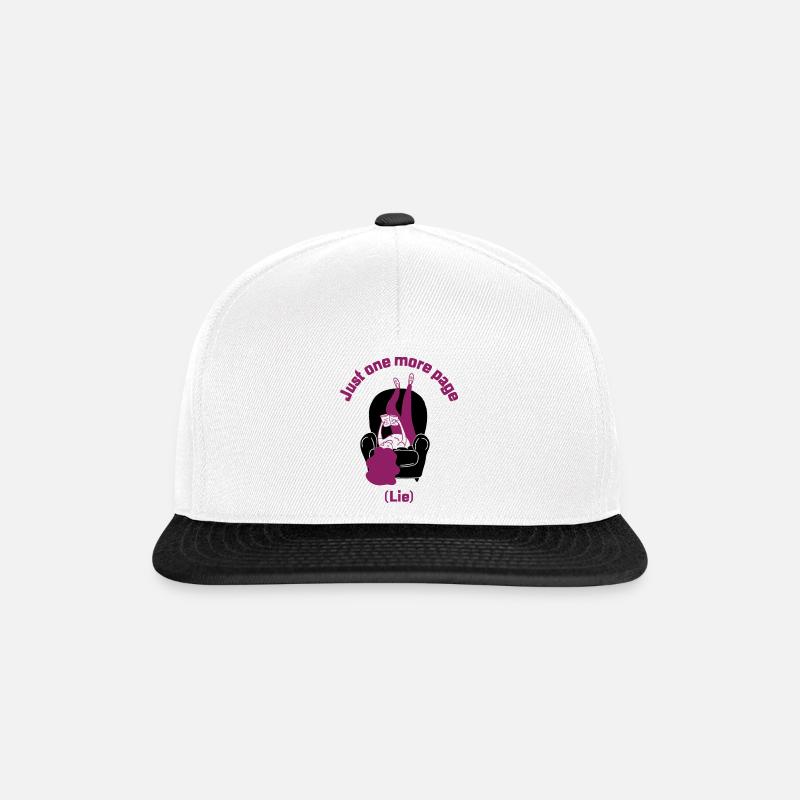 Nur noch eine (Lüge) - Snapback Cap - Weiß/Schwarz