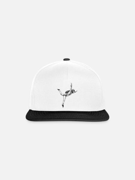 free fly - Snapback Cap - Weiß/Schwarz