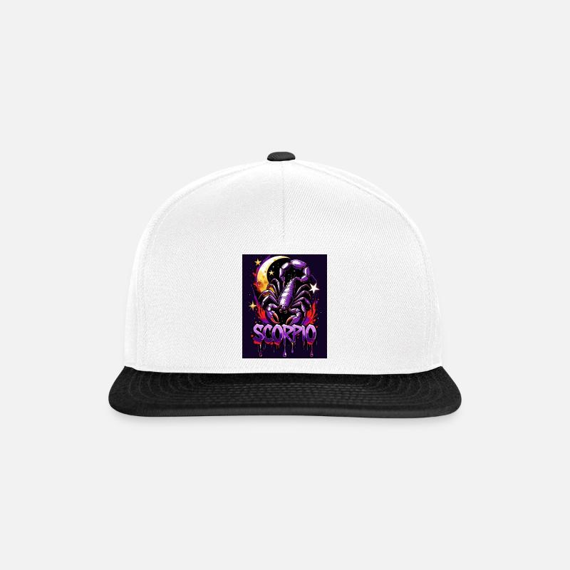 Scorpio - Snapback Cap - white/black