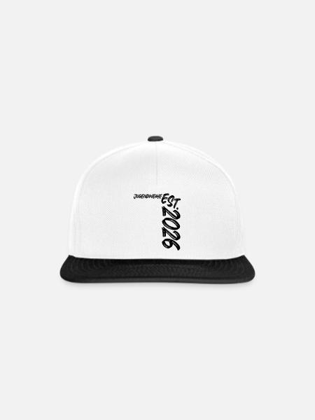 Jugendweihe Est. 2026 - Snapback Cap - Weiß/Schwarz