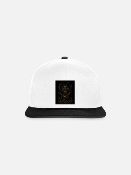 Knochenschmied - Snapback Cap - Weiß/Schwarz