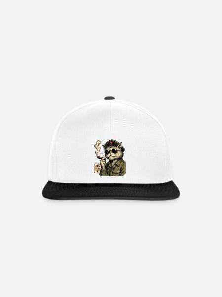 Cat Guevara - Snapback Cap - Weiß/Schwarz