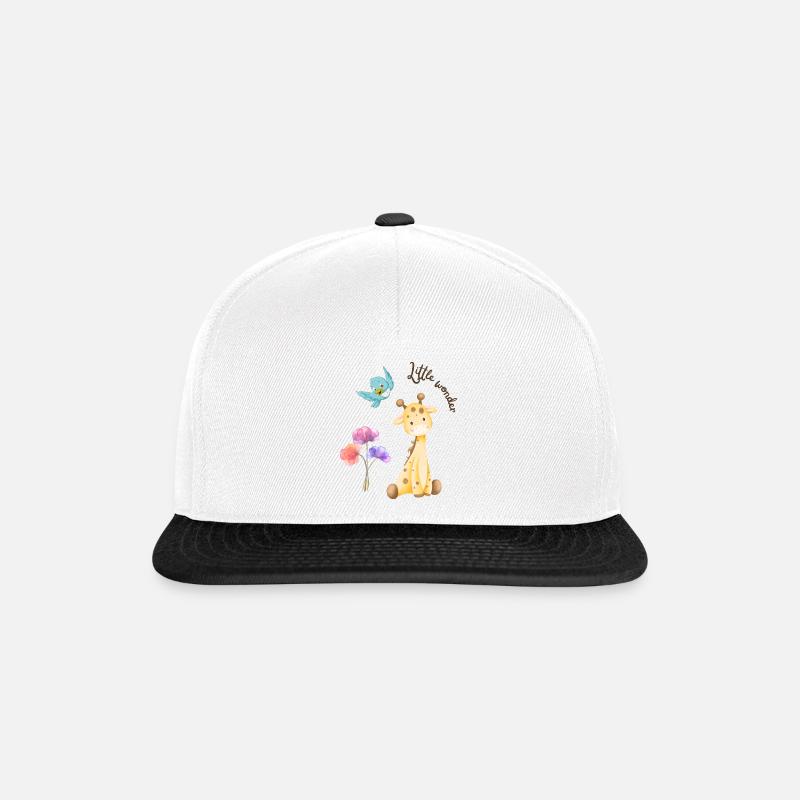 little wonder - Snapback Cap - Weiß/Schwarz