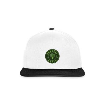 Broccoli Lover (Broccoli) - Snapback Cap - white/black - Front