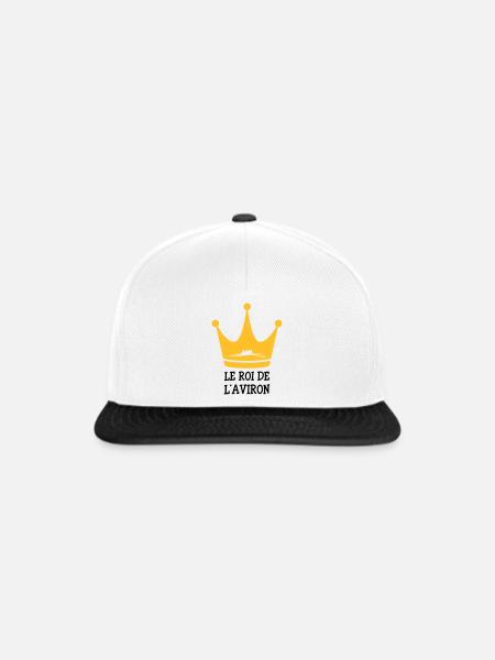 Rowing / Rower / Rudern / Ruderer - Snapback Cap - Weiß/Schwarz