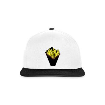 FRIED CONE - Snapback Cap - white/black - Front