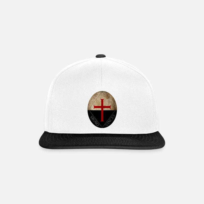 Knights Templar - Snapback Cap - white/black