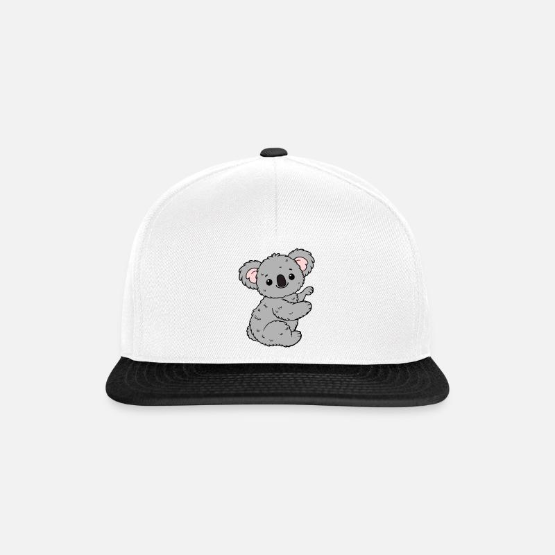 Koala Koala Ours - Casquette snapback - blanc/noir
