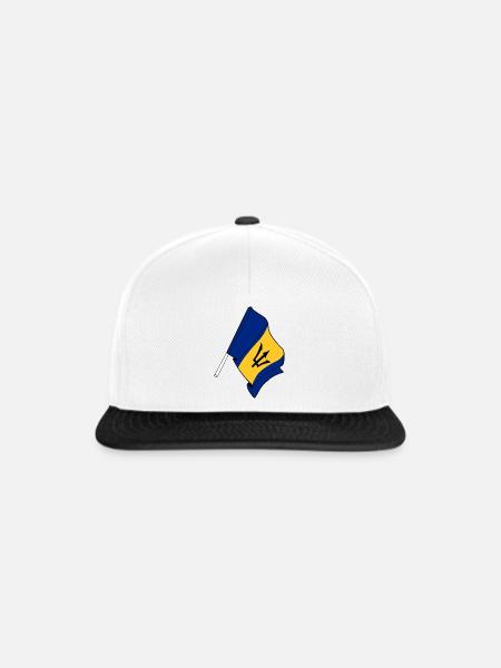 Hinweis Barbados - Snapback Cap - Weiß/Schwarz