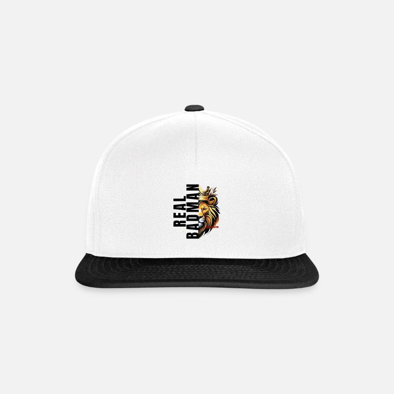 Real Badman - Brooklyn - Snapback Cap - white/black