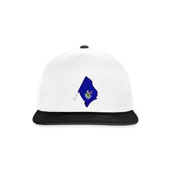 Maine Flag - Snapback Cap - white/black - Front