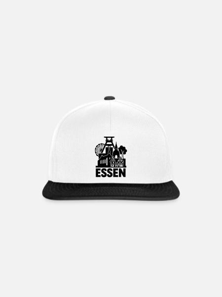 Essen Ruhrgebiet - Snapback Cap - Weiß/Schwarz