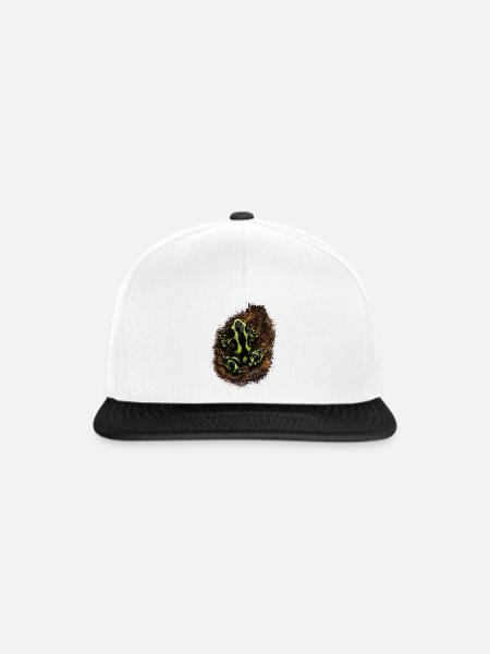 Dendrobates Auratus Karibik - Snapback Cap - Weiß/Schwarz
