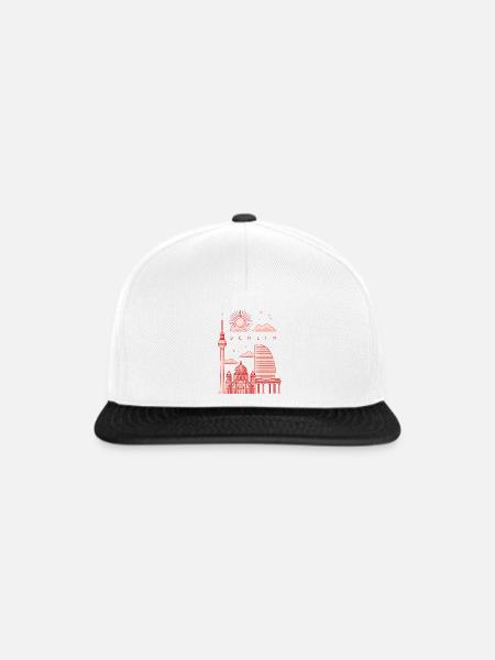 Berline Style - Snapback Cap - Weiß/Schwarz