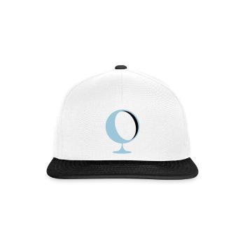 retro lounge chair eames panton - Snapback Cap - Weiß/Schwarz - Vorne