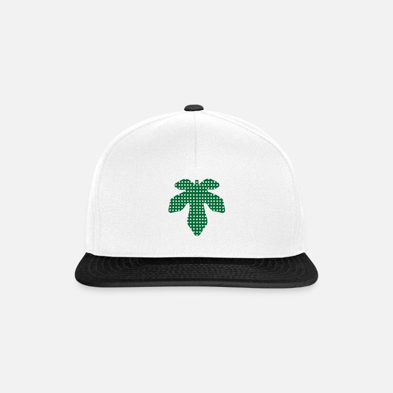 Fig leaf - Snapback Cap - white/black