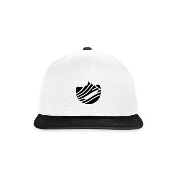 Berge - Snapback Cap - Weiß/Schwarz - Vorne