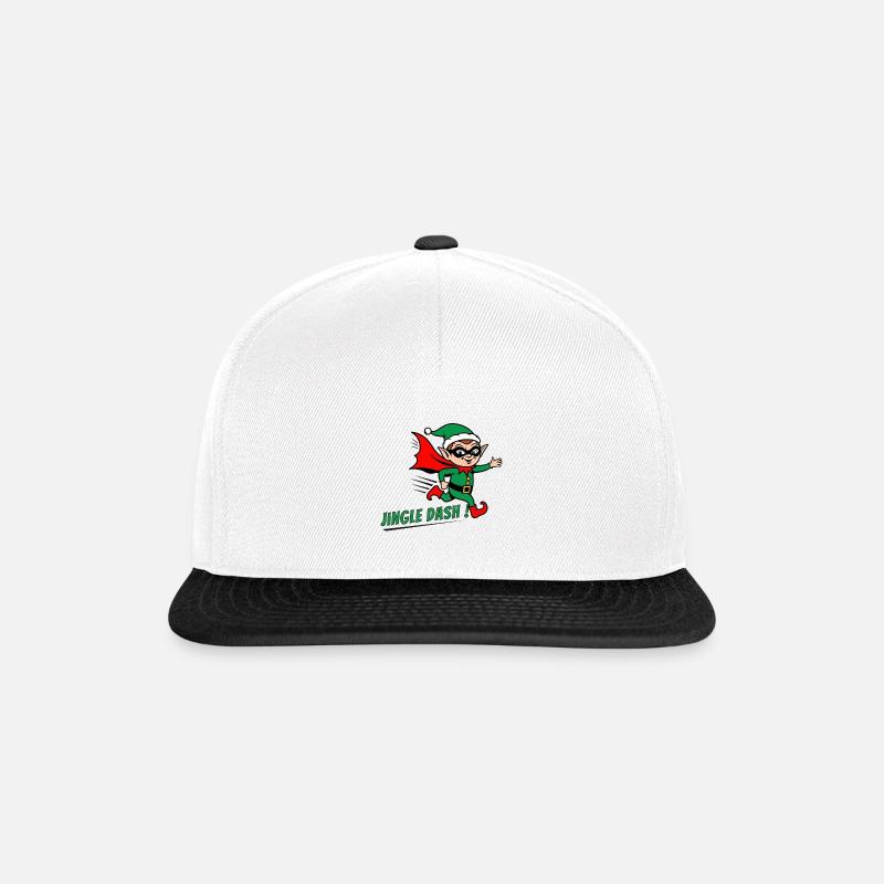 Jingle Dash - Snapback Cap - Weiß/Schwarz