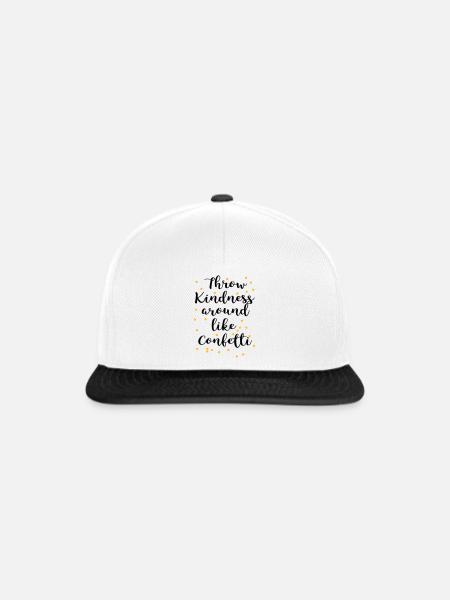 Freundlich - Snapback Cap - Weiß/Schwarz