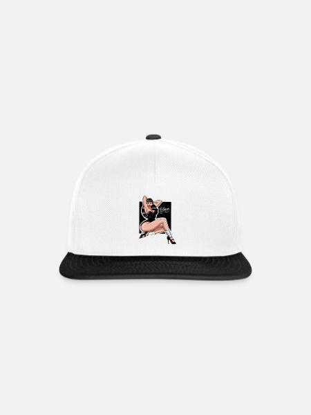 Bella Beine - Snapback Cap - Weiß/Schwarz