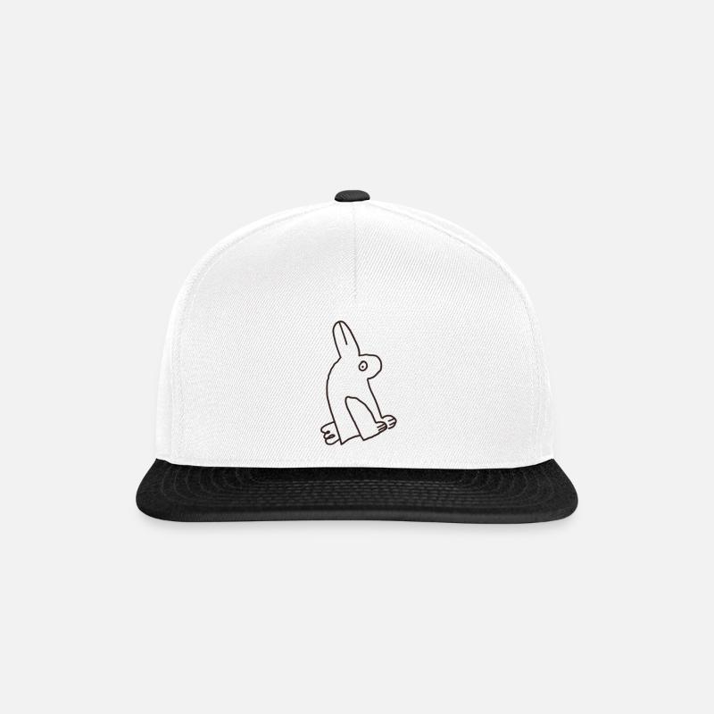 duckrabbit - Snapback Cap - Weiß/Schwarz
