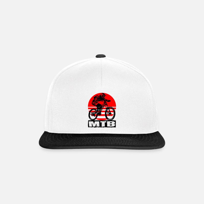 MTB - Snapback Cap - Weiß/Schwarz