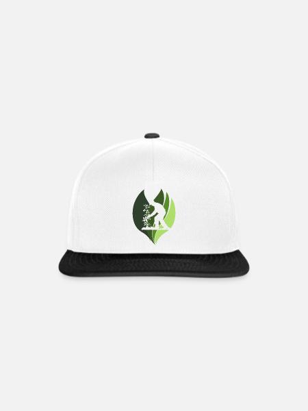 Gartenarbeit Gartenbau - Snapback Cap - Weiß/Schwarz