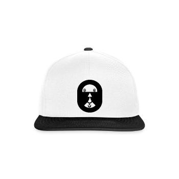 eye-catcher - Snapback Cap - white/black - Front