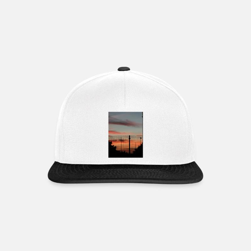 DÄMMERUNG - Snapback Cap - Weiß/Schwarz