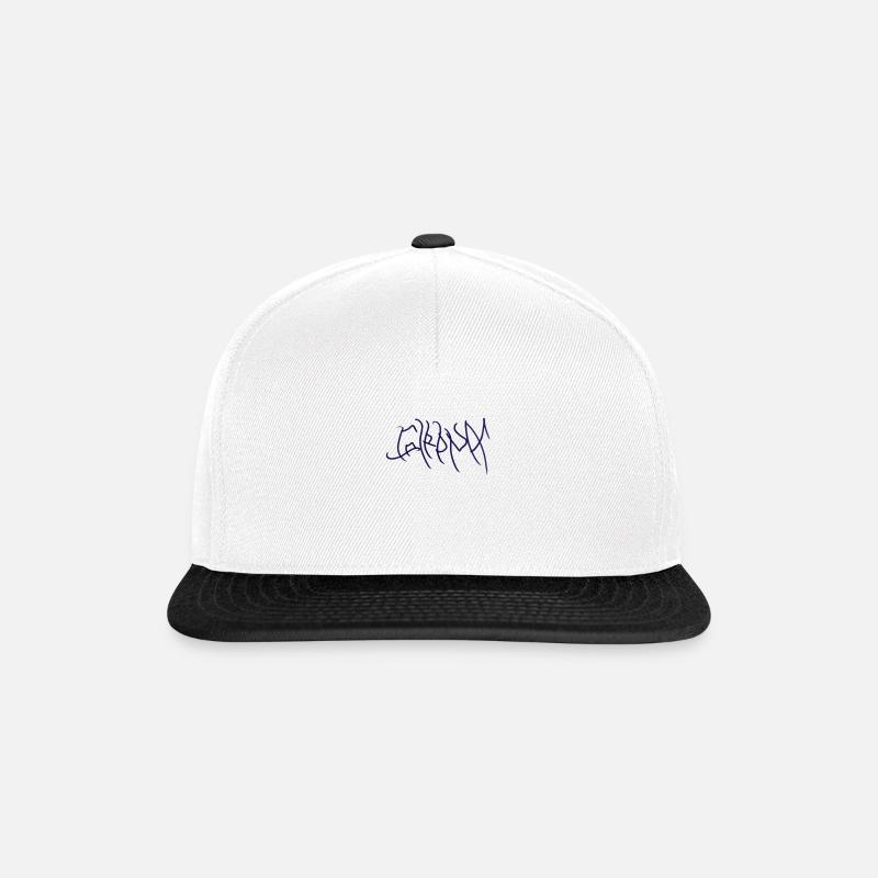 Girona Tag Graffiti Spain - Snapback Cap - Weiß/Schwarz