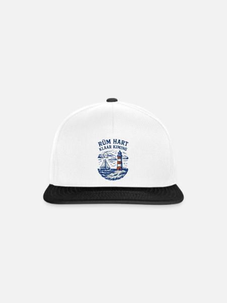 Rüm Hart - Klar Kiming - Snapback Cap - Weiß/Schwarz