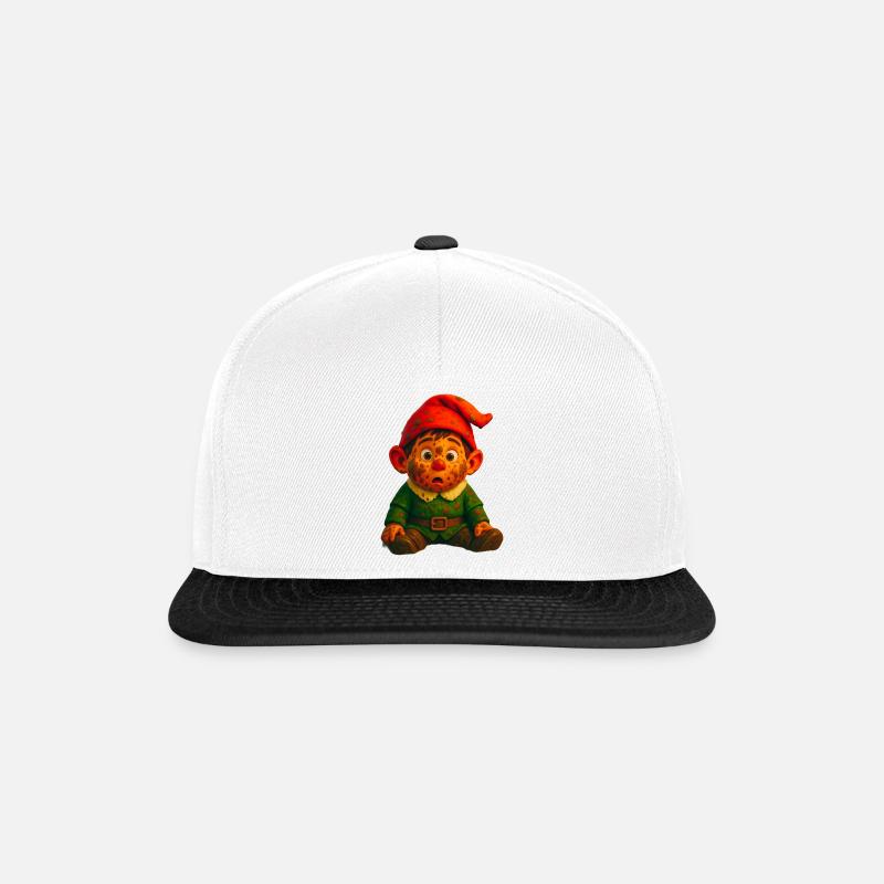 Kobold - Snapback Cap - Weiß/Schwarz