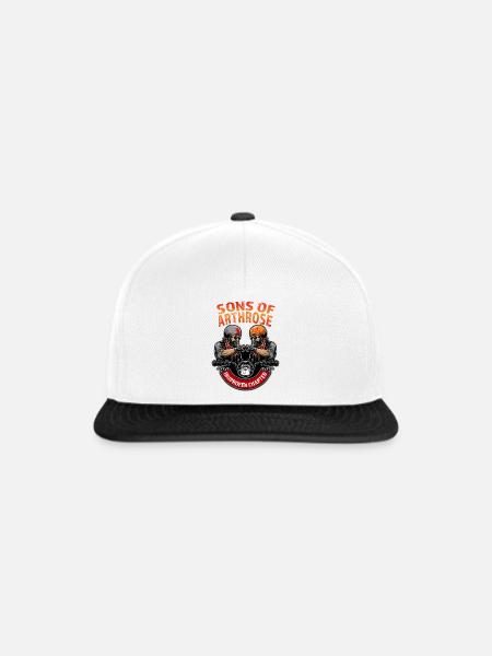 Sons of Arthrose - Snapback Cap - Weiß/Schwarz