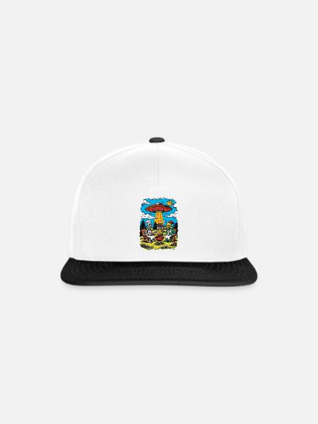 Doomsday BBQ - Snapback Cap - Weiß/Schwarz