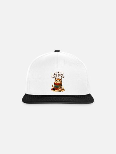 Noch ein Kapitel - Snapback Cap - Weiß/Schwarz