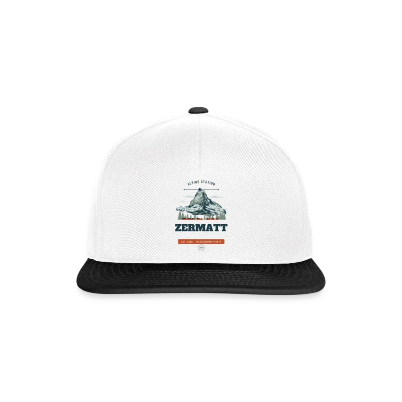 Zermatt badge on a snapback cap