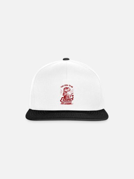 Extinct – Be Legendary - Snapback Cap - Weiß/Schwarz
