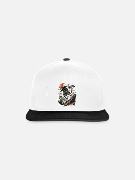 Send It! - Snapback Cap - Weiß/Schwarz