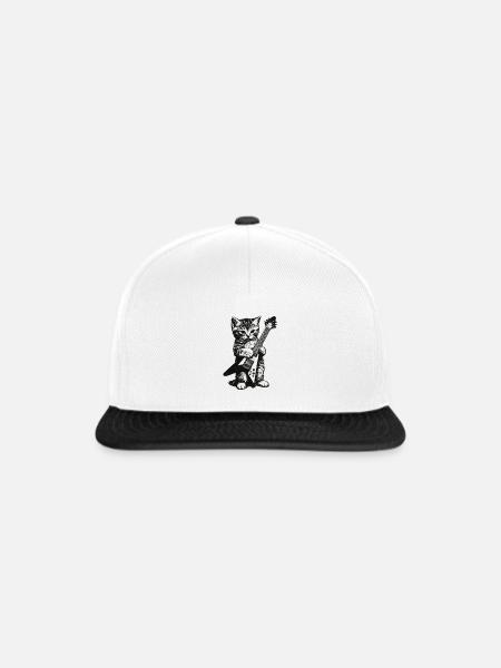 Niedlich aber laut! - Snapback Cap - Weiß/Schwarz