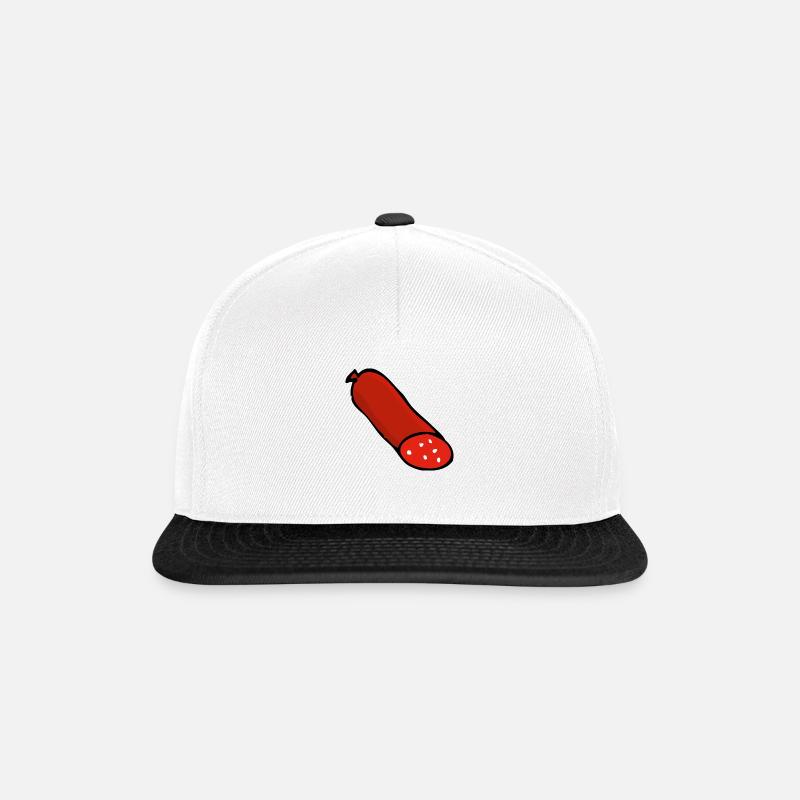 Salami - Snapback Cap - Weiß/Schwarz
