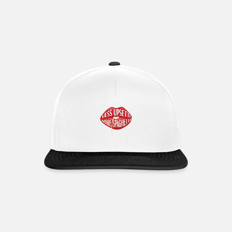 Pasta - Snapback Cap - Weiß/Schwarz
