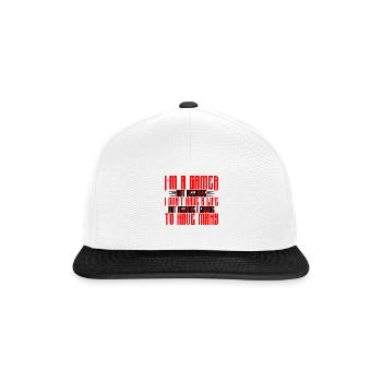 I'm A Gamer Because I Choose To Have Many Lifes 4 - Snapback Cap - white/black - Front